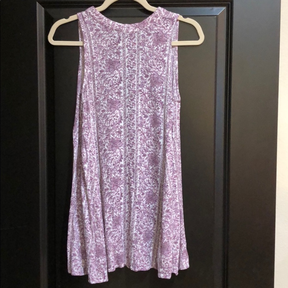 Purple Patterned Dress